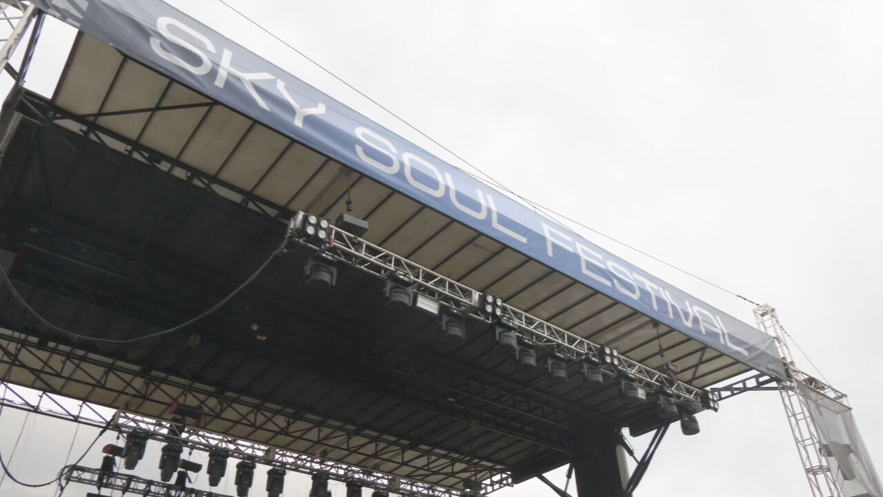 Sky Soul Festival setup 6-13-25